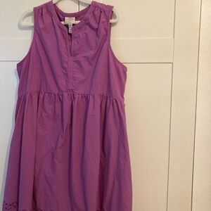 St. John's Bay Lavender Sleeveless Woman's Dress XL,  5" eyelet hem